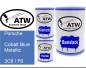Preview: Porsche, Cobalt Blue Metallic, 3C8 / F6: 500ml Lackdose + 500ml Klarlack + 250ml Härter - Set, von ATW Autoteile West.